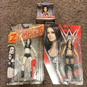 WWE Superstar Paige Raw, Zombie, & Metals figures